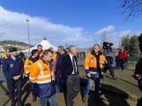 Presidente da República esteve em Abrantes e Rossio ao Sul do Tejo para ver consequências dos caudais elevados do Tejo (c/áudio) 