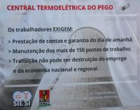 Trabalhadores pedem adiamento do fecho da central a carvão do Pego (C/ ÁUDIO)