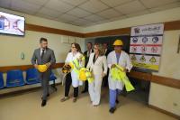 Ministra visita obras a «bom ritmo» nas urgências do hospital de Abrantes