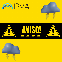 Doze distritos sob aviso amarelo partir de hoje devido à chuva e trovoada