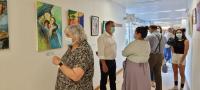 Hospital acolhe exposição coletiva de pintura dos alunos de Massimo Espósito