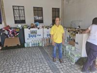 Brigada Mecanizada entregou 2 toneladas e meia de bens doados no Trail Solidário ao Centro Social (C/ Áudio)
