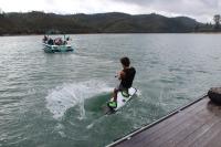 Estação Náutica de Castelo do Bode apresentou o primeiro barco elétrico de wakeboard do país (C/Fotos)