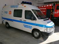 Exercícios de veículos de socorro no Tagusvalley em Alferrarede