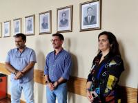 Vasco Estrela com retrato na Galeria dos Presidentes de Câmara (c/áudio)