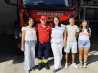 Rotaract e Interact entregam bens recolhidos em campanha aos Bombeiros (c/áudio)
