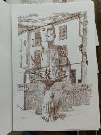 Exposição solidária de Massimo Esposito. Metade do valor das obras vendidas reverte para o CRIA (c/áudio)