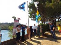 Abertura da época balnear com hastear da Bandeira Azul nas praias fluviais de Aldeia do Mato e Fontes (c/áudio)