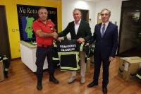 Bombeiros da região recebem equipamentos de proteção individual 