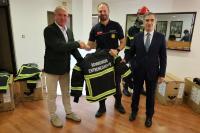 Bombeiros da região recebem equipamentos de proteção individual 