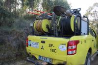 Sapadores ficam em pré-posicionamento quando são proibidos trabalhos na floresta 