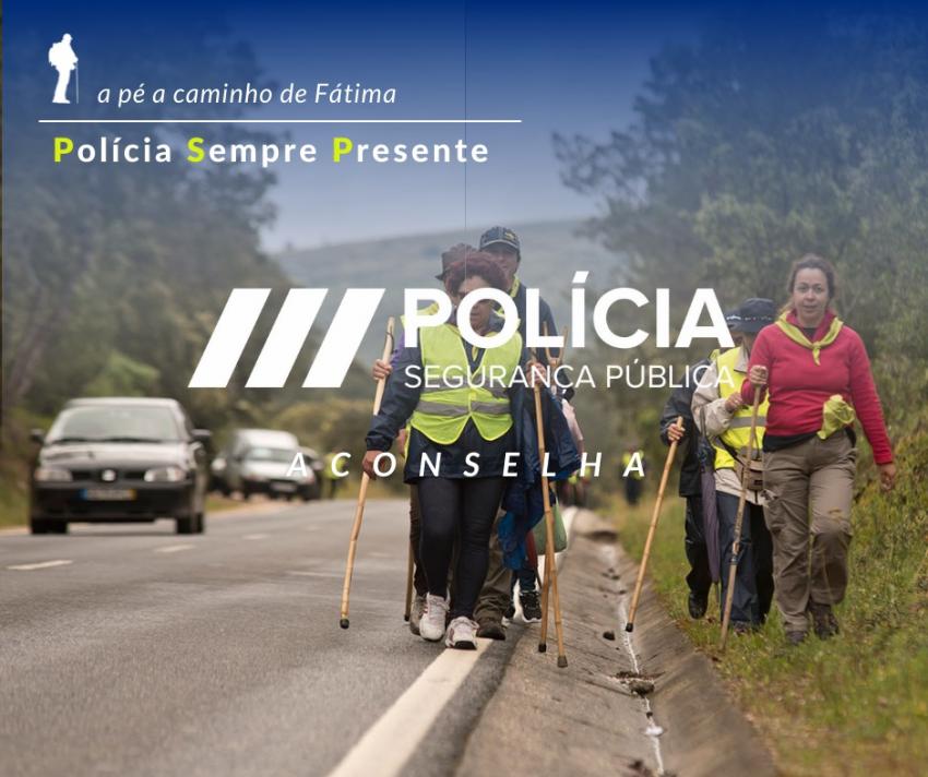 PSP reforça presença policial nas vias urbanas para apoiar peregrinos de Fátima