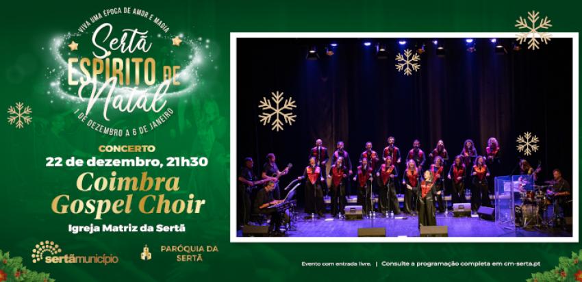 Concerto com Coimbra Gospel Choir a 22 de dezembro