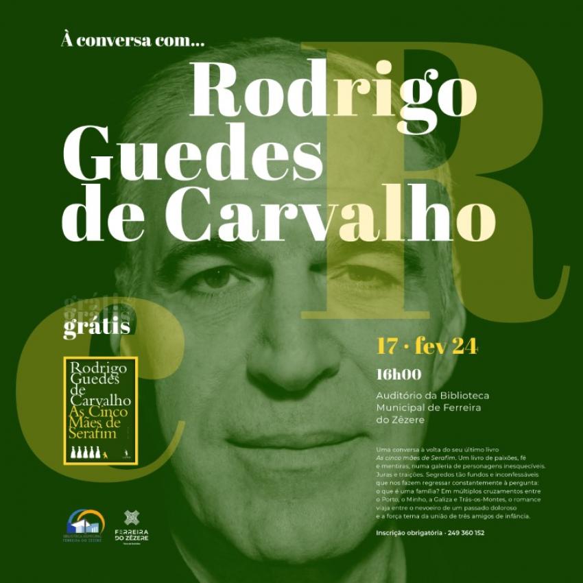 Rodrigo Guedes de Carvalho e Ruge no aniversário da Biblioteca