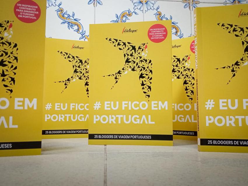 Livro #EuFicoEmPortugal, lançado hoje com crónica sobre o Tejo Ribeirinho