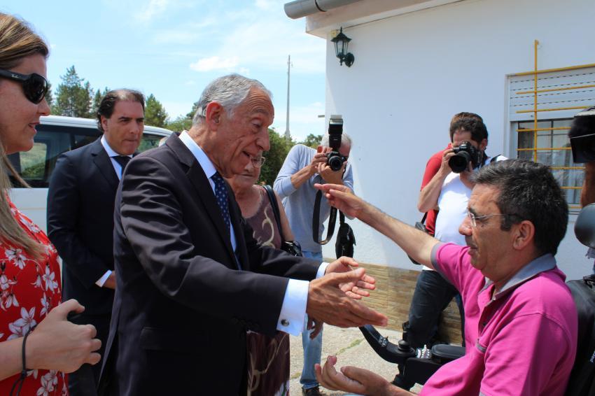 Presidente da República visitou tetraplégico na Concavada