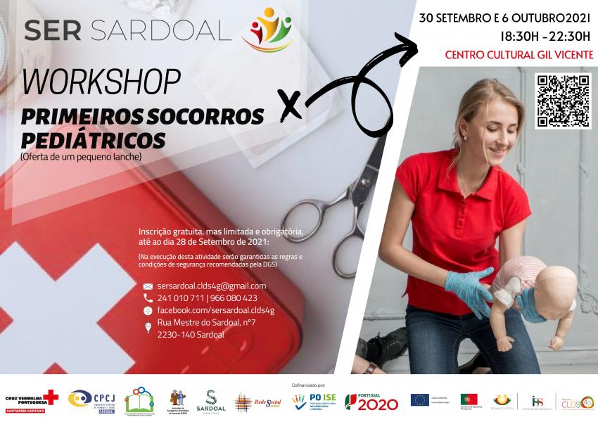 Sardoal: CLDS 4G SER realiza workshop de “Primeiros Socorros Pediátricos